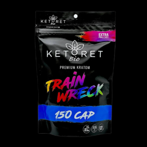 Ketoret Bio Train Wreck Premium Kratom Capsules  150 Count