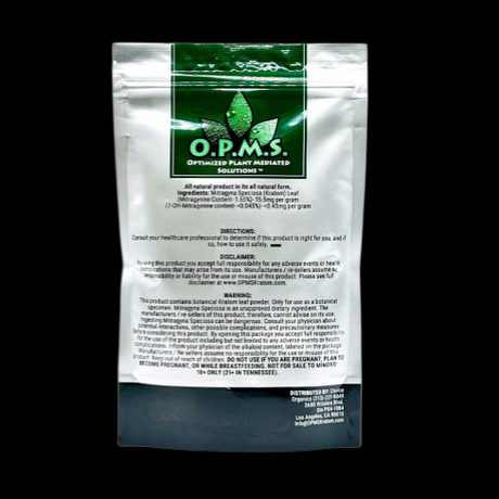 O.P.M.S Red Vein Sumatra Kratom Powder 4oz
