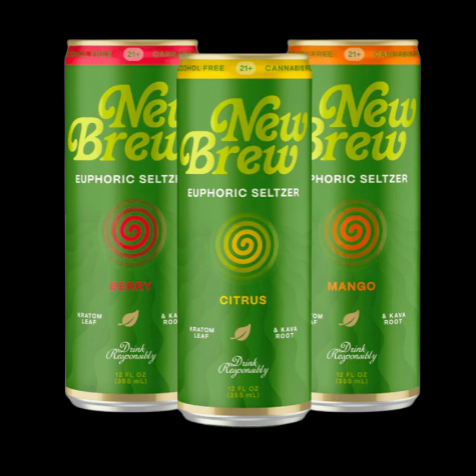 New Brew Euphoric Seltzer 12oz