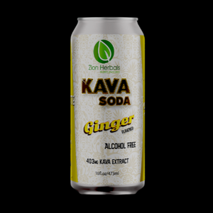 Zion Herbals Kava Soda Ginger 16oz