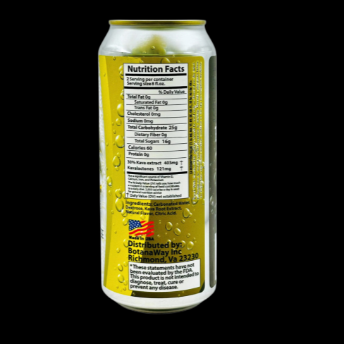 Zion Herbals Kava Soda Ginger 16oz