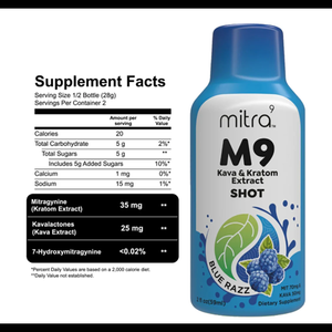 Mitra 9 Kava & Kratom Extract Shot 2 fl oz