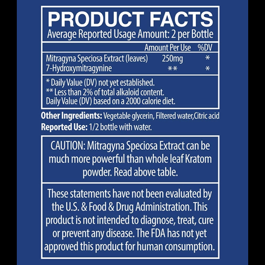 MIT45 Super K Kratom Shot (250 mg) 15ml