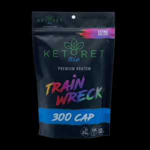 Ketoret Bio Train Wreck Premium Kratom Capsules 300 Count