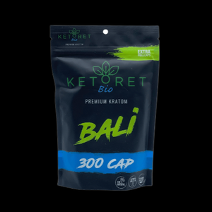 Ketoret Bio Bali Premium Kratom Capsules 300 Count