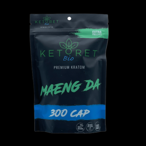 Ketoret Bio Maeng Da Premium Kratom Capsules 300 Count