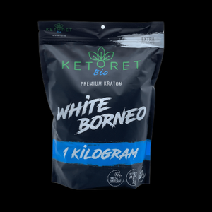 Ketoret Bio White Borneo Premium Kratom Capsules 1 Kilogram 1,000 Count