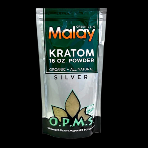 O.P.M.S Green Vein Malay Kratom Powder 16oz