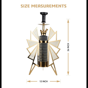 COCOYAYA Thunder Fly Series 26" Inch Stainless Steel Hookah