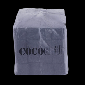 CocoUrth Big Cubes Coconut Hookah Charcoals 192 pcs 3 Kilos