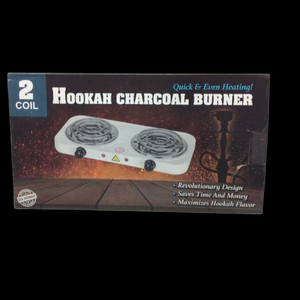 Badshah 2 Coil Hookah Charcoal Burner