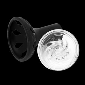 Silicone & Glass Bowl Hookah Head Universal Fit