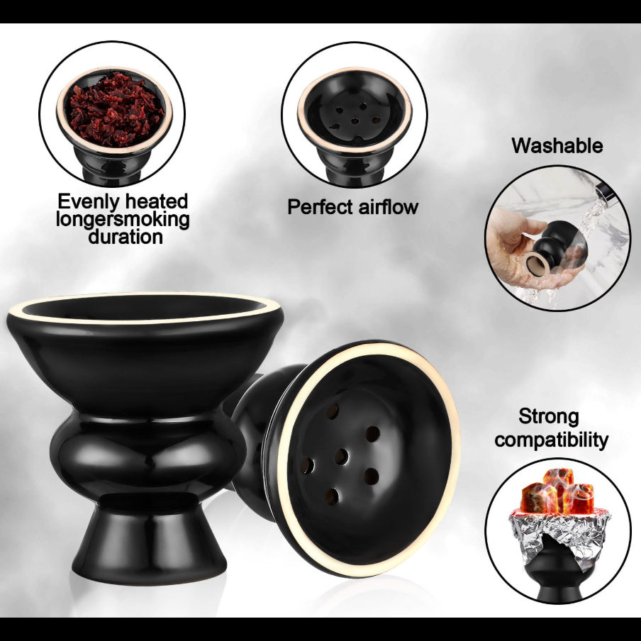 Ceramic Hookah Bowl (BOGO)