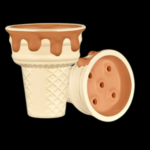 HapyWaer Ice Cream Ceramic Hookah Shisha Bowl