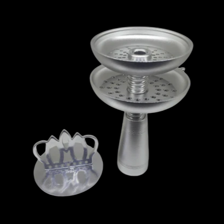 ShishaBox Two levels Stainless Crown Tobacco Head
