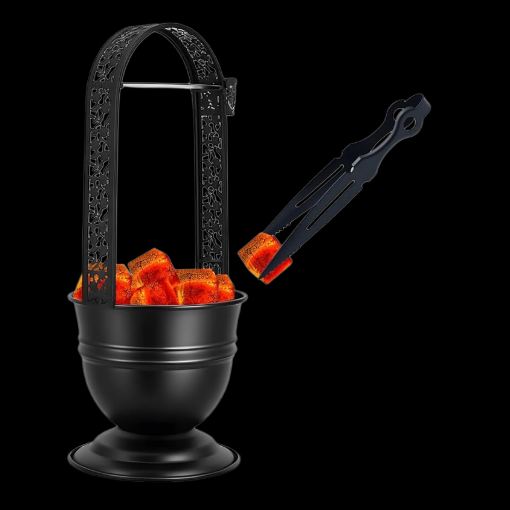 IMPACHETA Hookah Charcoal Holder With Tongs 16.1"