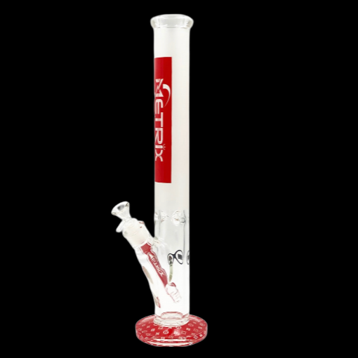 Metrix Glass 18" Straight Tube Bong