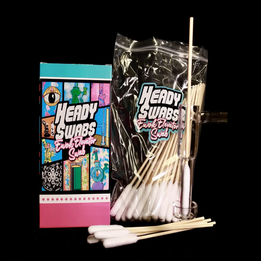 Heady Swabs x Ewok Glass Elevator Cotton Swabs 50ct