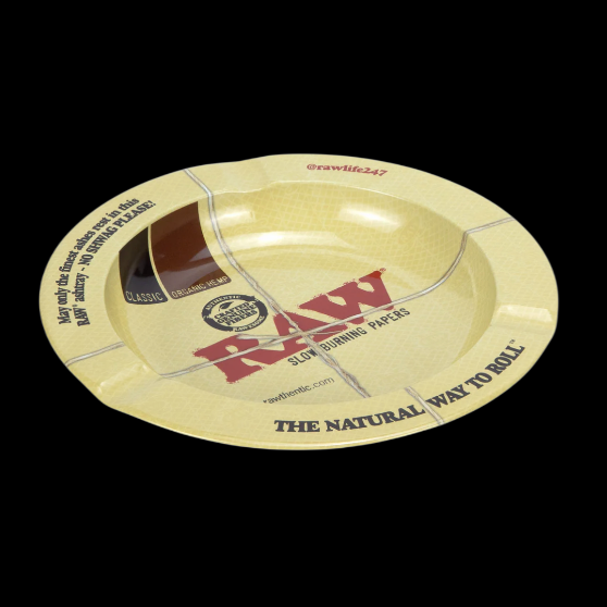 RAW Large Round Metal Rolling Tray