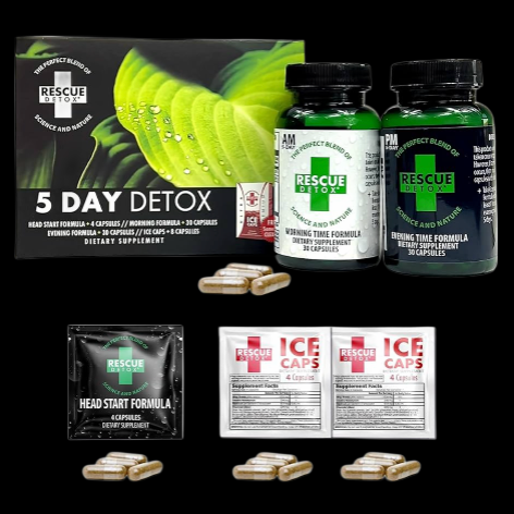 Rescue Detox 5 Day Permanent Detox Capsules