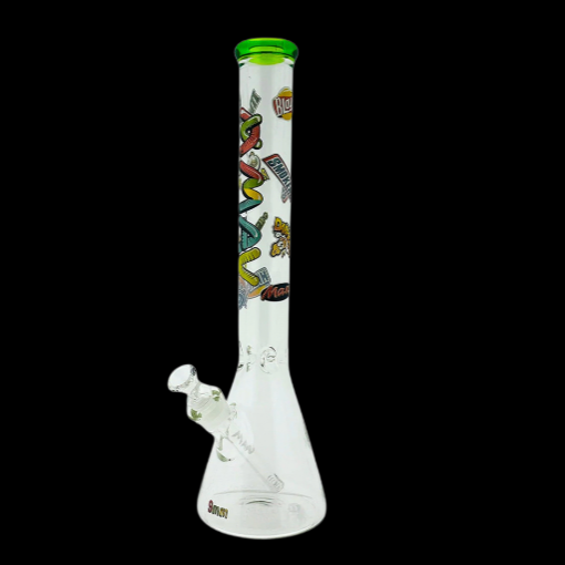Mav Glass 18" x 9mm Munchies Ooze Specialty Slab Beaker Bong