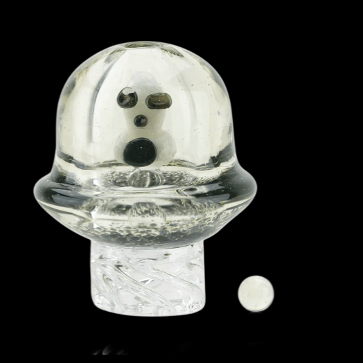 Empire Glassworks UV Illuminati Martian Spinner Cap + Terp Ball