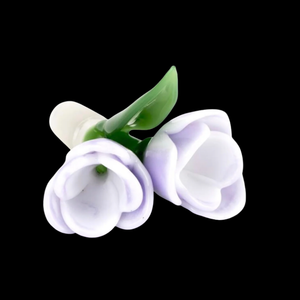 Empire Glassworks Lavender Tulip Double Bowl (14mm Male)