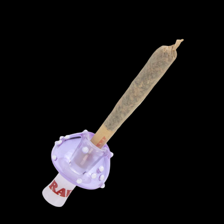 RAW Glass Mushroom Cone Holder