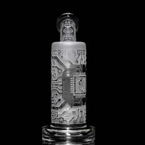 Milkyway Glass Circuitboard 6" Bubbler