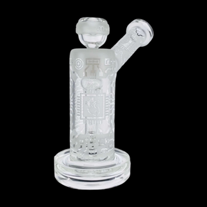 Milkyway Glass Circuitboard 6" Bubbler
