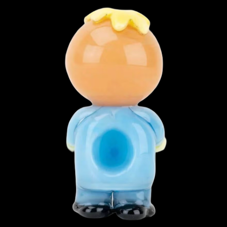 Empire Glassworks Margarine Man Hand Pipe