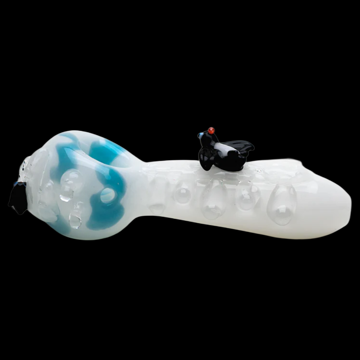 Empire Glassworks Icy Penguins Spoon Pipe
