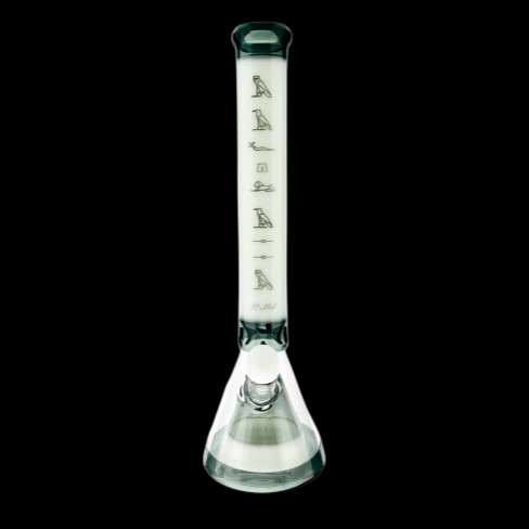 Mav 18" Hieroglyphic Pyramid Beaker Bong