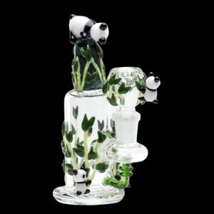 Empire Glassworks Climbing Pandas Water Pipe