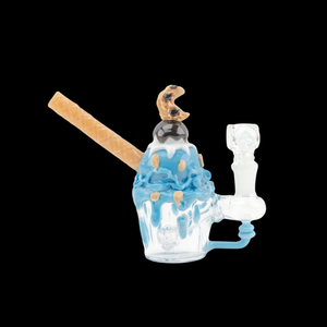 Empire Glassworks Cookie Monster Sundae Mini Bong