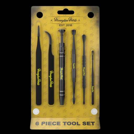 Honeybee Herb 6 Piece Dab Tool Set