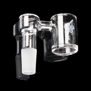 Honeybee Herb 90 Degree Original Bevel Sidecar Quartz Banger