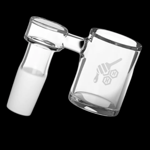 Honeybee Herb 90 Degree Original Bevel Sidecar Quartz Banger