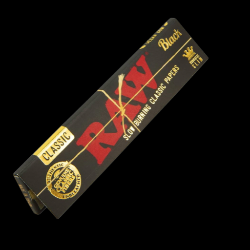 RAW Classic Black King Size Rolling Papers 3 Pack