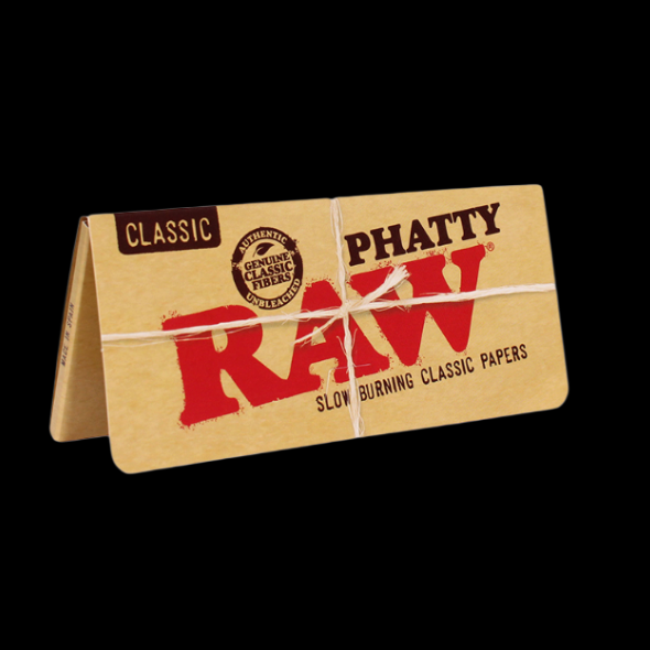 RAW Classic Phatty Creasless Rolling Papers 3 Pack
