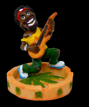 Rasta Resin Jamaican Man Polyresin Ashtrays