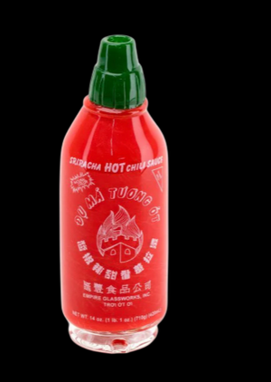 Empire Glassworks Sriracha Bottle Puffco Peak Glass Attachment