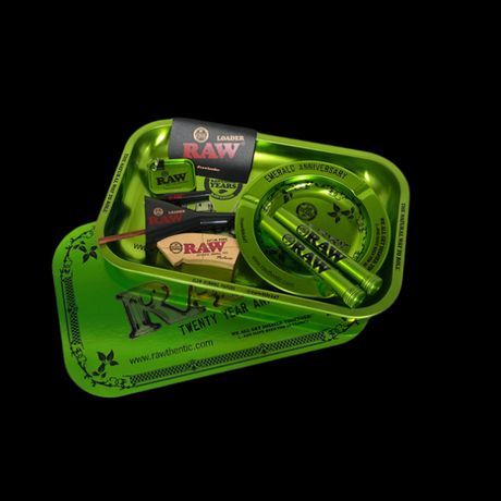 RAW 20th Anniversary Emerald Smoker Set