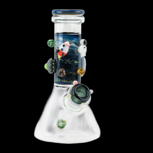 Empire Glassworks 8" Galaxy Baby Beaker