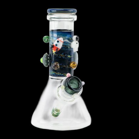 Empire Glassworks 8" Galaxy Baby Beaker