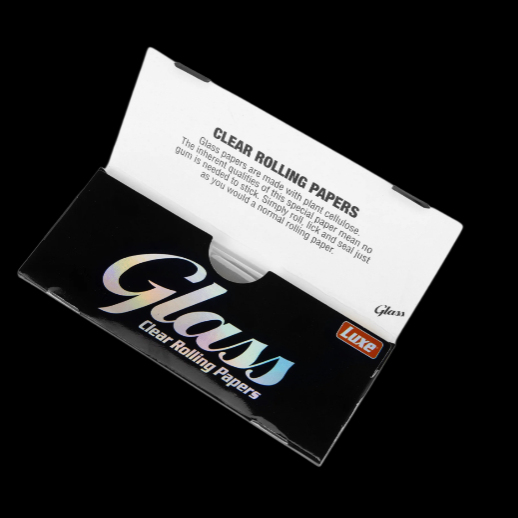 Glass Luxe Clear Rolling Papers Pack of 4