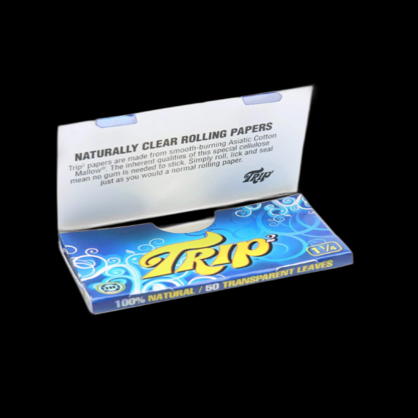 Trip2 Clear 1.25 Rolling Papers Pack of 3
