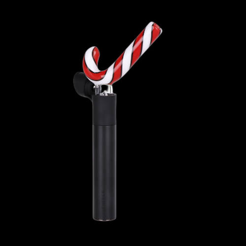 Candy Cane Glass Mouthpiece Attachment for Puffco Pivot