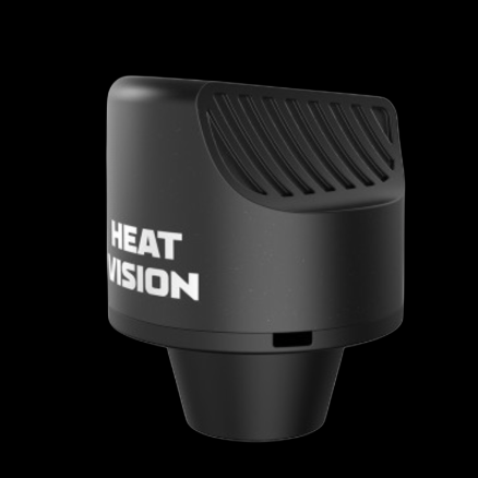 Yocan Black Heat Vision Thermometer Carb Cap