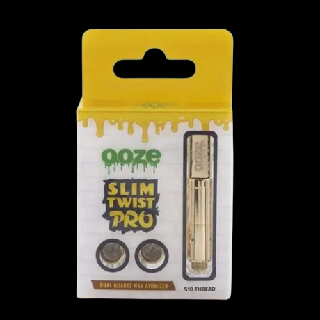 Ooze Slim Twist Pro Dual Quartz Wax Atomizer